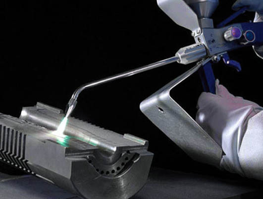 Spraying process with a gas torchEutalloy&reg;